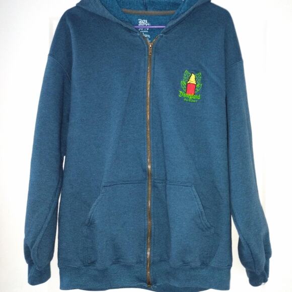 D23 Expo x Disneyland Hotel - Mickey Mouse & Dole Whip Zip-Up Hoodie - LARGE (L) - Picture 2 of 8